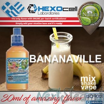 mix shake vape - natura 30/60 ml bananaville